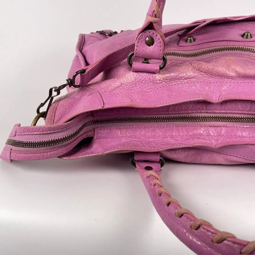 Balenciaga 2-way leather hand and shoulder bag in pink women Used Japan - 第 11/17 張圖片
