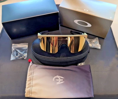 Oakley Resistor Youth Sunglasses Olympic Gold Frame Mahomes 24K NEW in BOX - Image 1 of 4