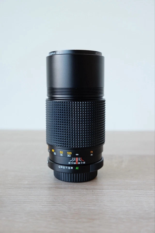 Konica Macro Hexanon AR 200mm f/4 Near Mint Telephoto Prime Lens - Japan - Image 2 of 4