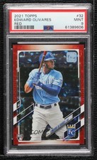 2021 Topps Red /199 Edward Olivares #32 PSA 9 MINT 0h2x