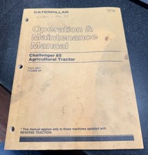 Manuale manutenzione operatore trattore agricolo Caterpillar Challenger 65 7YC1-