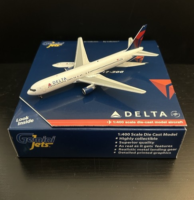 #ad GeminiJets 1:400 Delta Air Lines Boeing 767 300 N125DL GJDAL809 Airplane Model $69.99