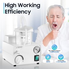 Portable Dental Suction Machine Oral Emergency Vacuum Phlegm Suction Unit