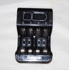 Energizer NiMH Battery Charger for AA & AAA Batteries CHP41US Black And Grey