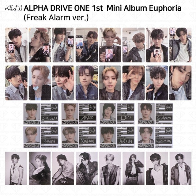 ALD1 Alpha Drive One 1st Mini Album Euphoria Freak Alarm ver. Photocard Postcard