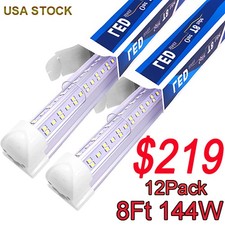 T8 8FT 144W Led Tube Light Bulbs 14W Linkable 8Foot Led Shop Light Fixture 6500K