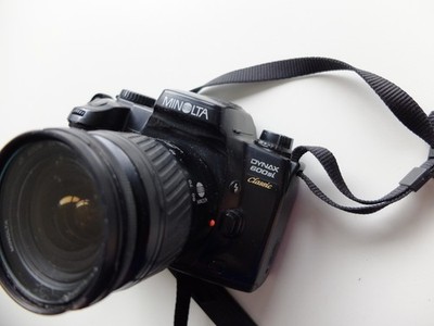Minolta Dynax 300si SLR & 28 - 80mm Macro Objektiv Kleinbildkamera - funktionstüchtig