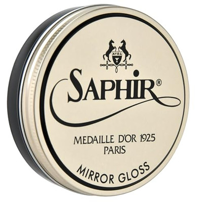 Saphir Noir Saphir Mirror-Finish Wax Mirror Gloss Shoe Polish 75ml 01 black