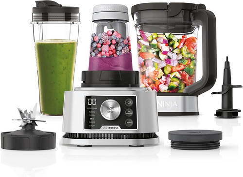 Foodi Frullatore Power Nutri 3 in 1,1200 W, Caraffa Da 2,1L, Tazza 700Ml E Cioto
