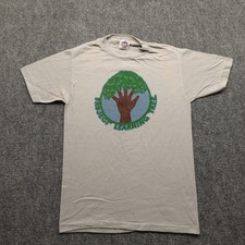 Vintage MILLER Project Learning Tree T-Shirt Men's M 90s Made in USA