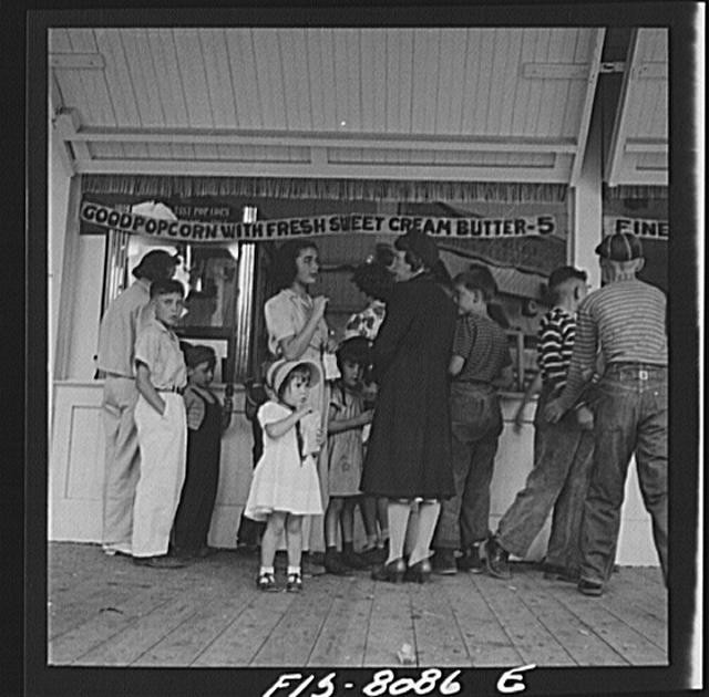 Butte, Montana. Children are transported to Columbia Gardens every Thursday