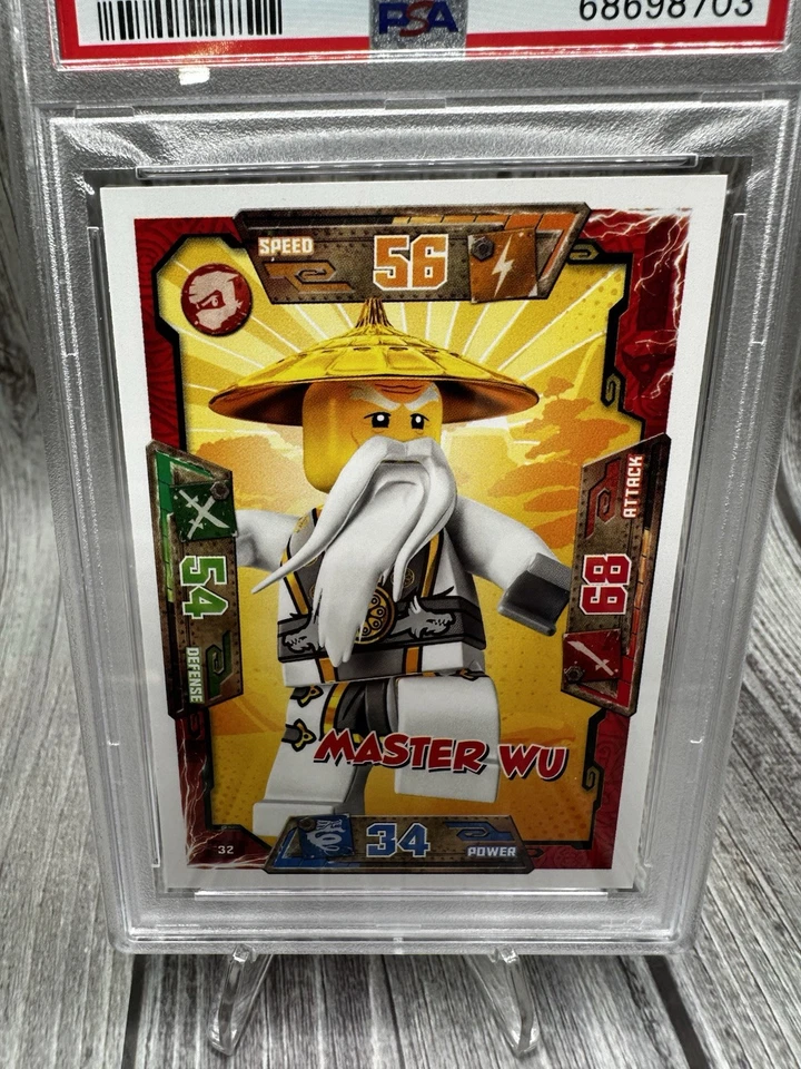 2016 LEGO NINJAGO Trading Card Game MASTER WU #32 PSA Nm/Mt 8 - Image 4 of 4