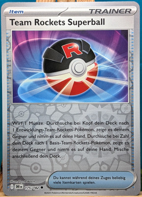 POKEMON - Ewige Rivalen - Team Rockets Superball - 175/182 - REVERSE - deutsch