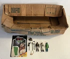 Vintage STAR WARS RETURN OF THE JEDI SHIPPING BOXCARD & WEAPONS ROTJ KENNER LOT