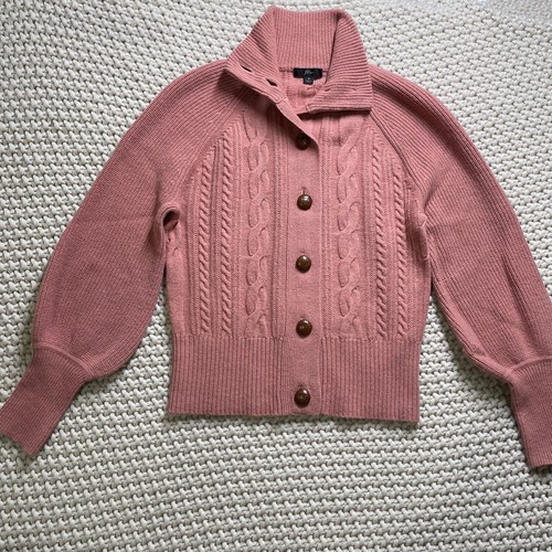 J. Crew Balloon Sleeve Cable Knit 