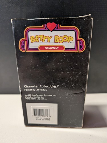 Betty Boop Ornament With Christmas Tree 1999- In Sealed Packaging - Picture 2 of 3