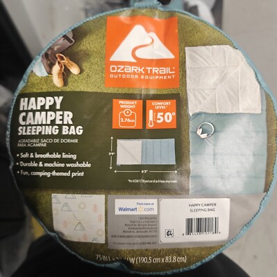 Sac de couchage Ozark Trail Happy Camper - Bleu, Tunisia
