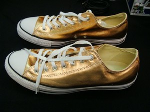 metallic gold sneakers womens