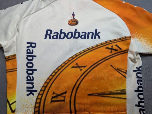 Vintage AGU Rabobank Cycling shirt Mens size 6 - Picture 21 of 24