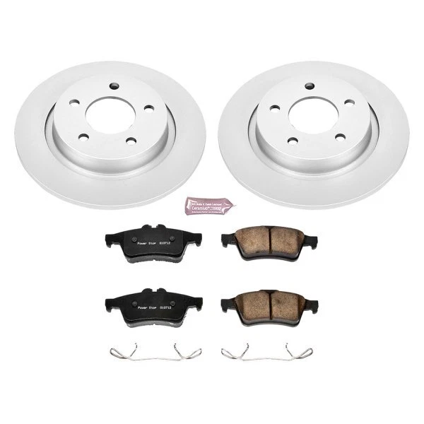 Kit de freno trasero liso Power Stop CRK129 Z17 Evolution Geomet para 04-13 MAZDA 3 Foto 3 de 3