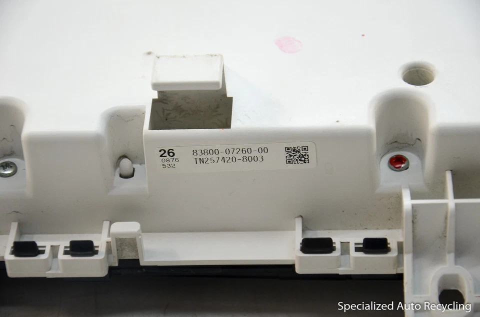 Toyota Avalon 2006 velocímetro cuadro de instrumentos tablero 83800-07260 Foto 4 de 4