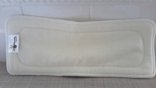 Naturally Nature Cloth Diaper Doublers 80 bamboo 20 polyester pack of 4 NWOT