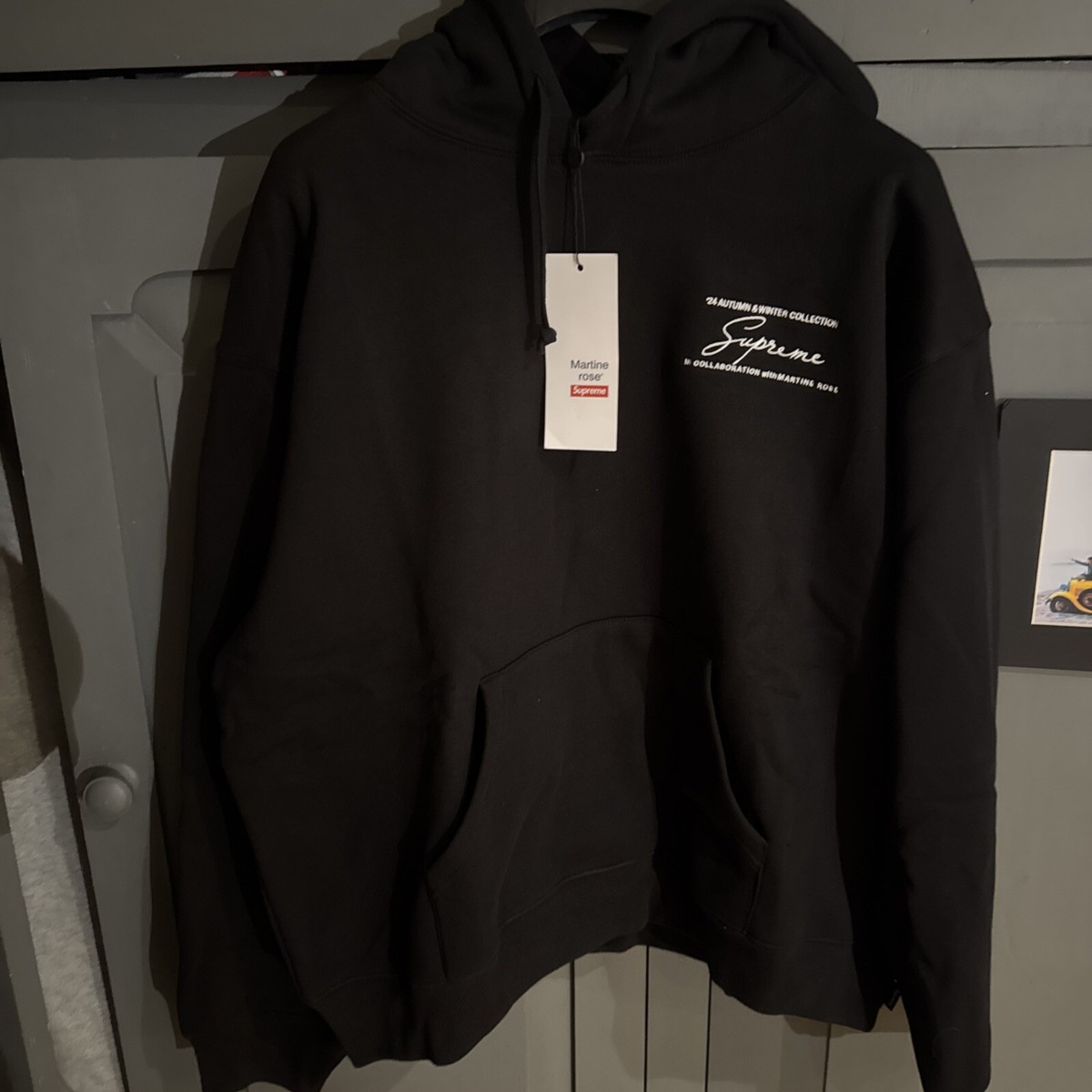 Supreme×Martine rose hoodie Supreme Martine Rose Towel Zip Up Hooded Sweatshirt White Men's