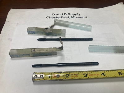 Lot of 2, OSG 1764701, #10-32, Spiral Point Plug Taps, List 397, 4'' OAL