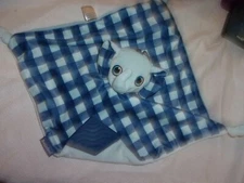 Booginhead Elephant Lovey Teether Security Blanket Blue Stuffed Animal pacipal