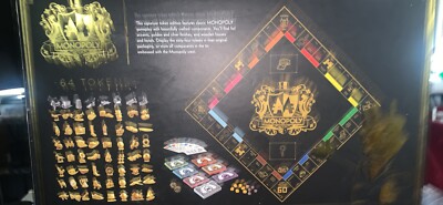 Hasbro Gaming Monopoly 64 Pieces Signature Token Edition Board