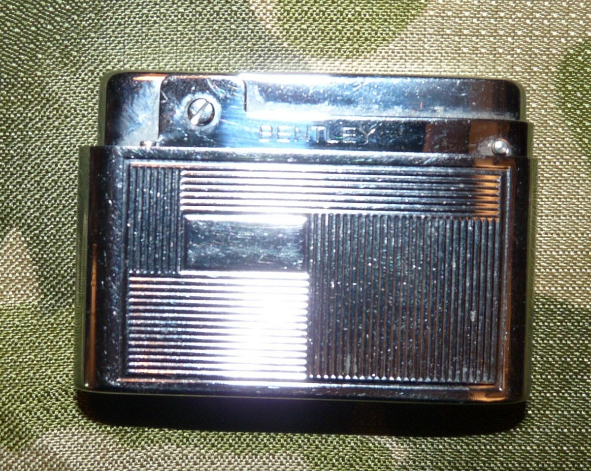 Vintage Bentley Cigarette Pipe & Cigar Lighter (Made in Austria) refillable 