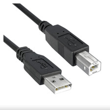 Qualtek 3021007-06 USB 2.0 Cable A Male to B Male 6 ft. Shielded - Qty. 1