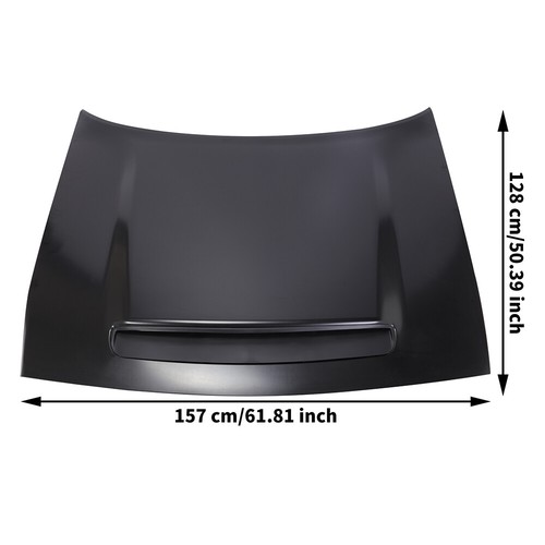 For 2008-2023 Dodge Challenger Hood Front Panel Primed Steel 68259672AD - Picture 3 of 14