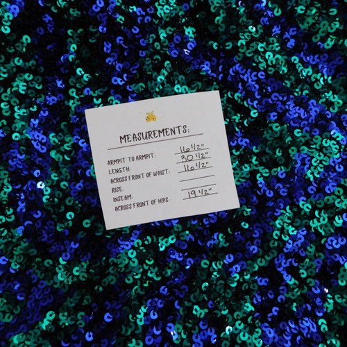 NWT!! ZARA Sequin Halter Mini Dress Sequins Blue Green Party Cocktails X-Small - Picture 16 of 20