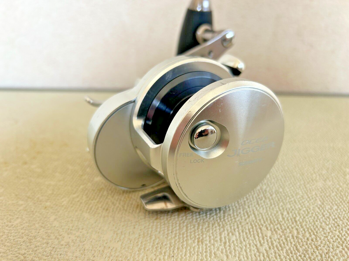 Shimano 11 OCEA JIGGER 2000NRHG RH with custom hadlle SOM AE100 +