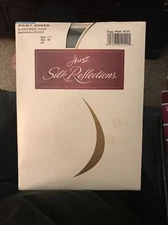 Hanes Silk Reflections AB Silky Sheer Control Top Pantyhose, NEW JET