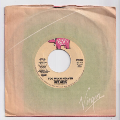 (AD347) Bee Gees, Too Much Heaven - 1978 - 7'' vinyl