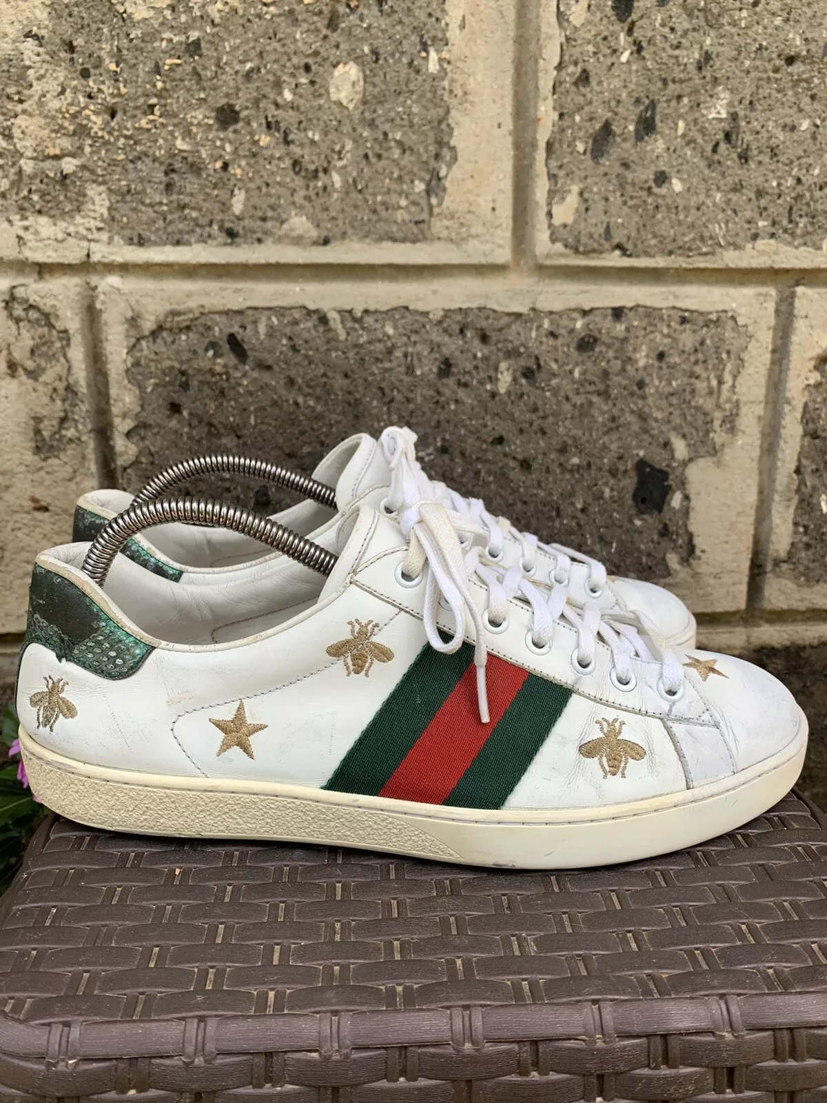 Baskets Gucci Ace brodées « abeilles et étoiles » Ace taille US 8,5    UK 8