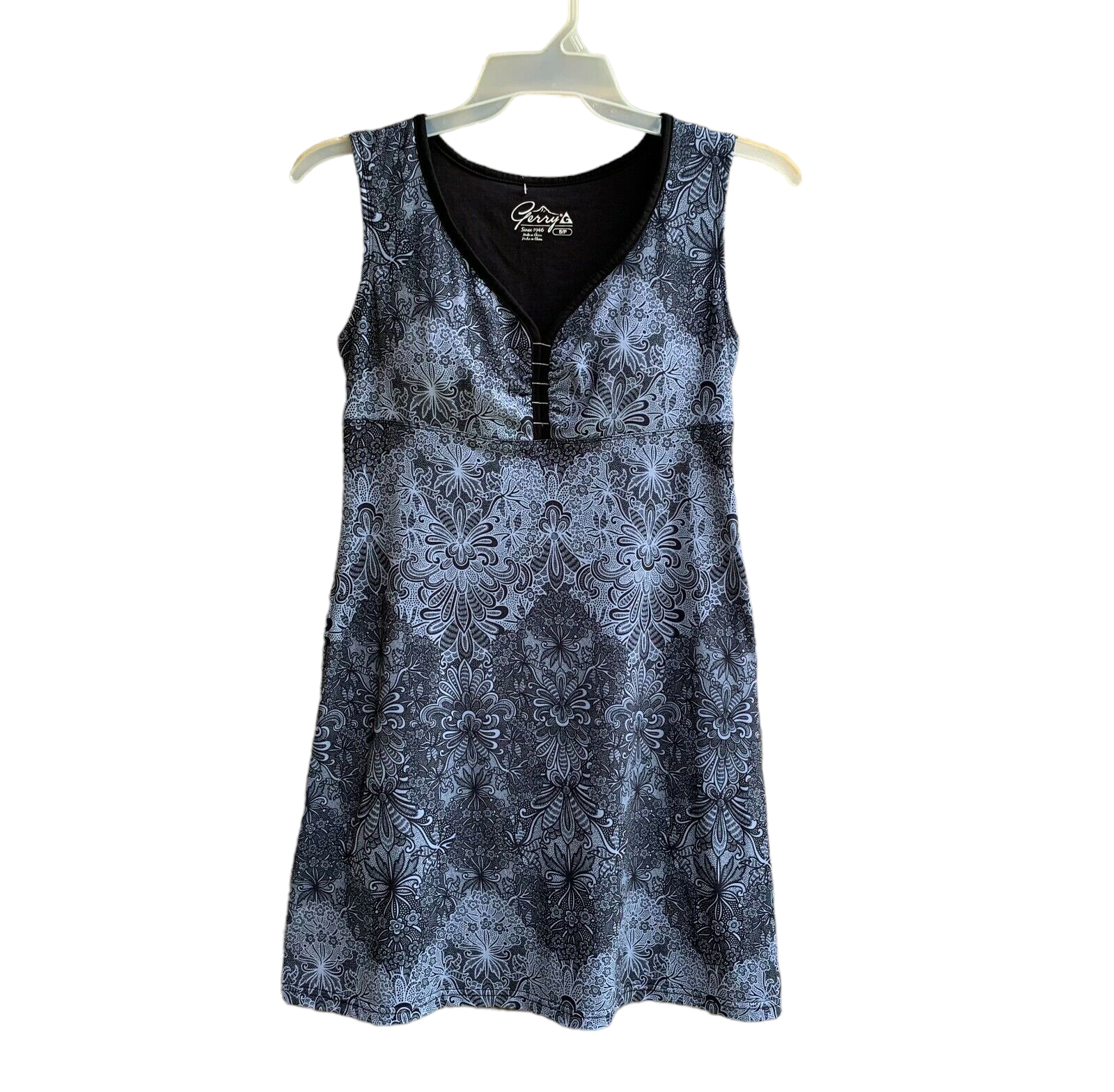 Gerry Dress Sleeveless Summer Dress Gray Black Size S | eBay