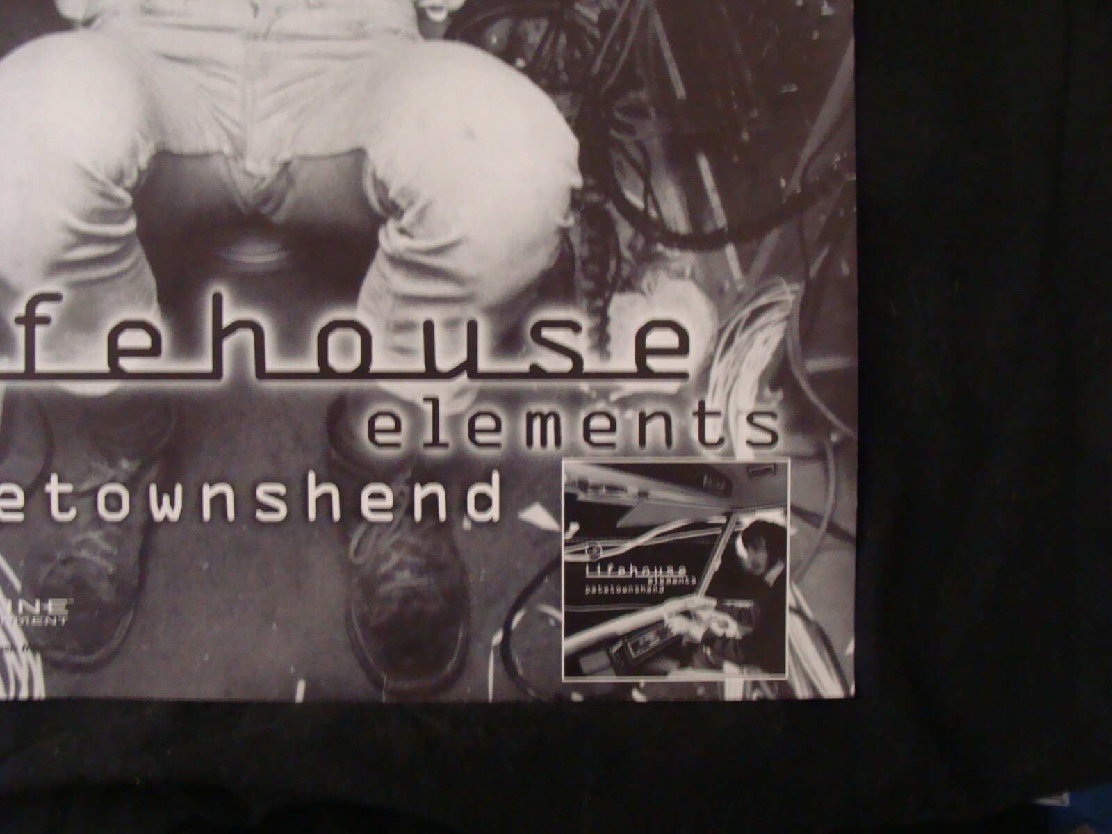 PETE TOWNSHEND Album poster LIFEHOUSE ELEMENTS original record store