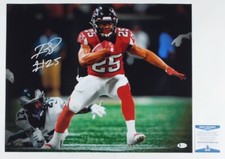 Ito Smith Autographed Atlanta Falcons 16x20 Beckett BAS COA!