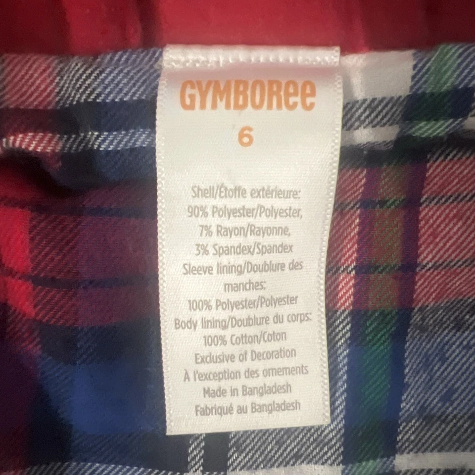 Gymboree Girls Red Candy Long Sleeve Jacket/Coats For Dress/Casual Bow - Size 6 - Image 4 of 4