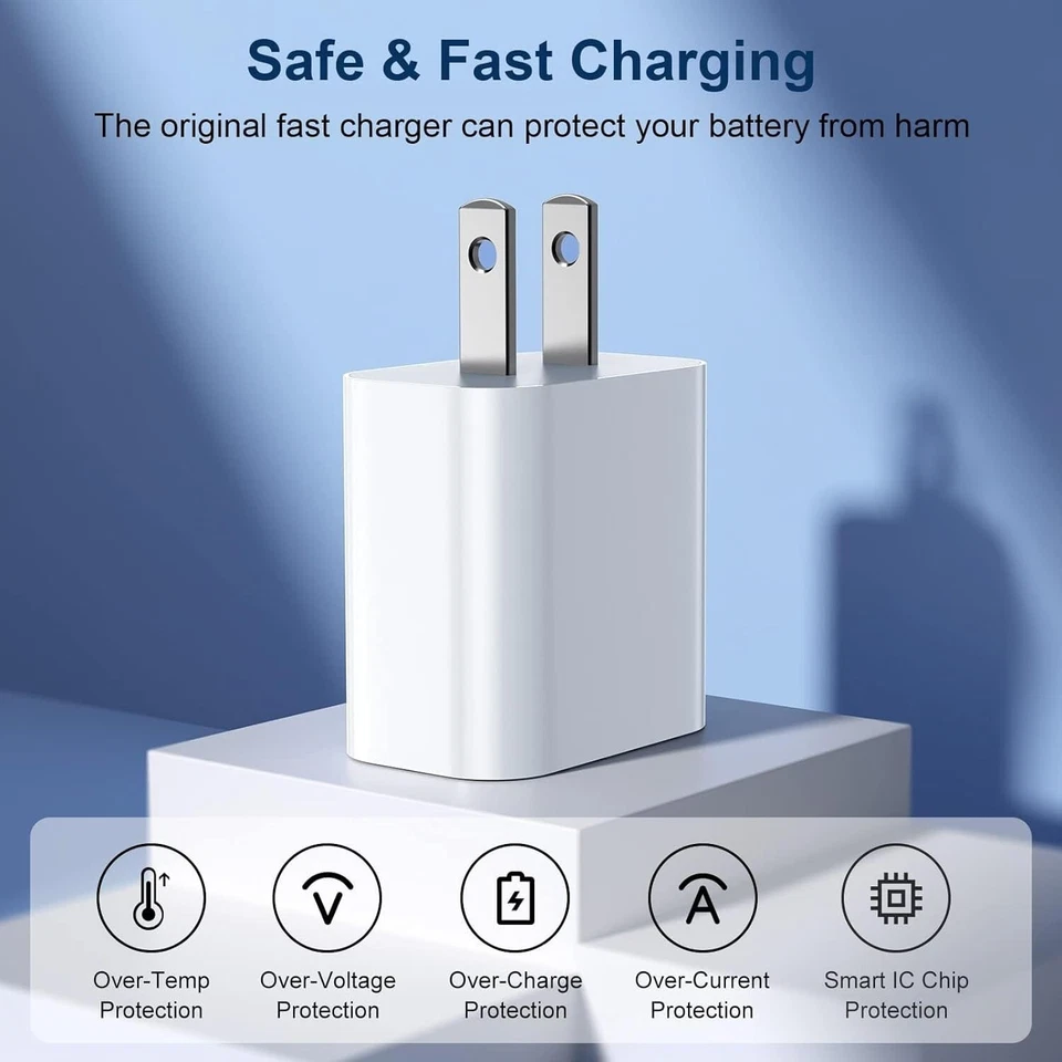 Fast Charging Iphone charger 6ft 4 pack, USB-C to 8-Pin 20 Watt - Image 3 of 4