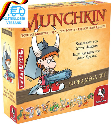 Pegasus Spiele Munchkin Fantasy Super-Mega-Set