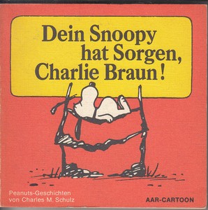 50 Jahre Alte Peanuts Comics:dein Snoopy Hat Sorgen, Charlie Braun- Aar- Cartoon | Ebay