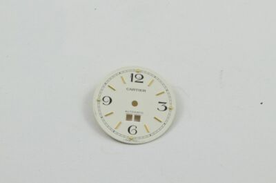 CARTIER PASHA AUTOMATIK 35 HERREN UHR ZIFFERBLATT VINTAGE WEISS TOP ZUSTAND