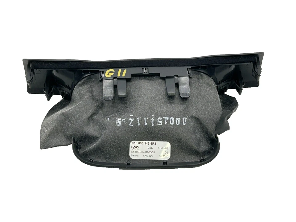 2013-2017 AUDI S5 COUPE STEERING COLUMN UPPER DUST COVER LEATHER TRIM BLACK OEM - Image 3 of 4