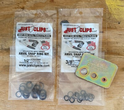#ad #ad Just Clips 10 sets each 3 8quot; amp; 1 2quot; Snap rings with CLIPKEY FREE SHIPPING $24.99