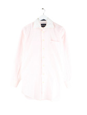 Nautica 2 Ply Cotton Shirt Pink L Mens