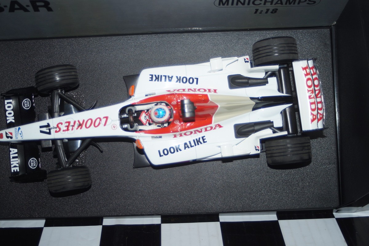MINICHAMPS ミニチャンプス　BAR Honda 03 1/18 Amazon.co.jp: ミニチャンプス製 1／18 BAR HONDA
